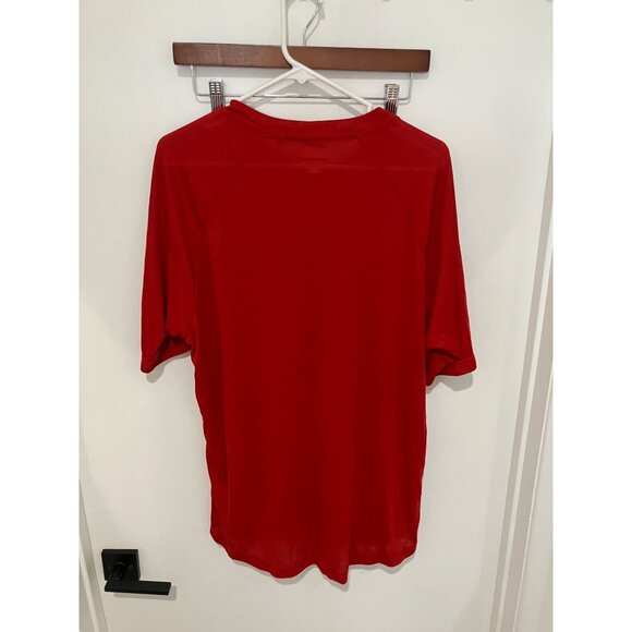 Body-Sensors by Terramar Men's Qwik Dry T-Shirt, Red, Size XL - Picture 3 of 4